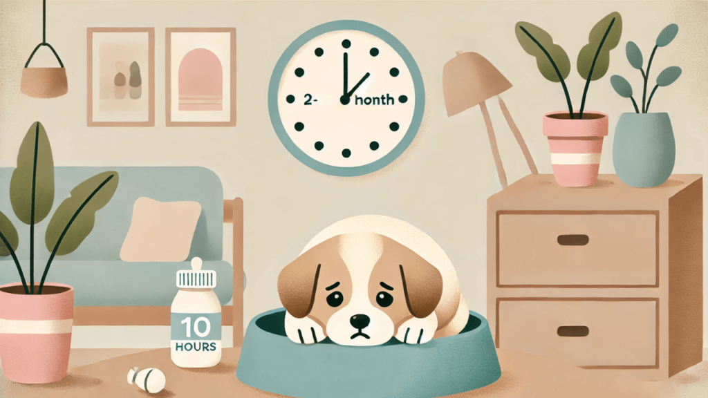 2ヶ月の子犬に10時間の留守番はできる?長時間留守番のリスク
